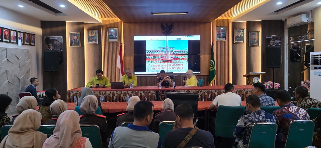 FH Unissula Selenggarakan Kuliah Tamu Hukum Internasional